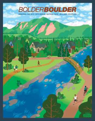 Official BOLDERBoulder Posters