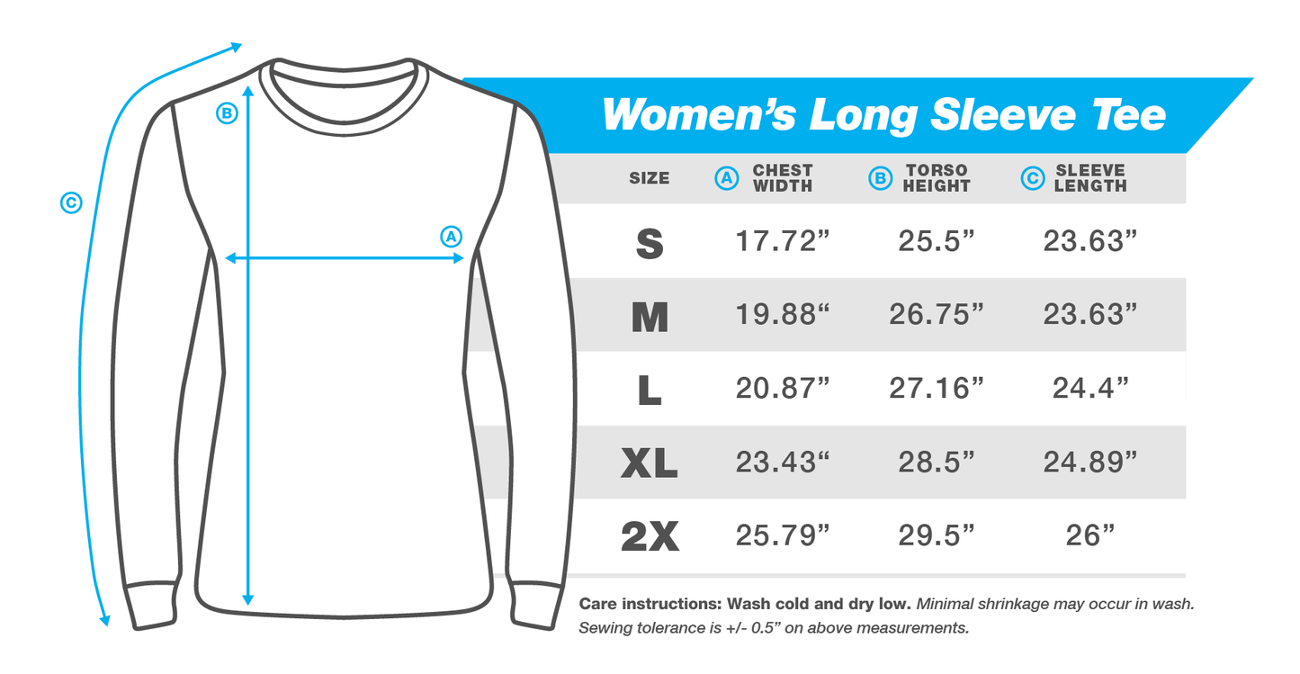 Official BOLDERBoulder Long Sleeve Shirt - Women's Style