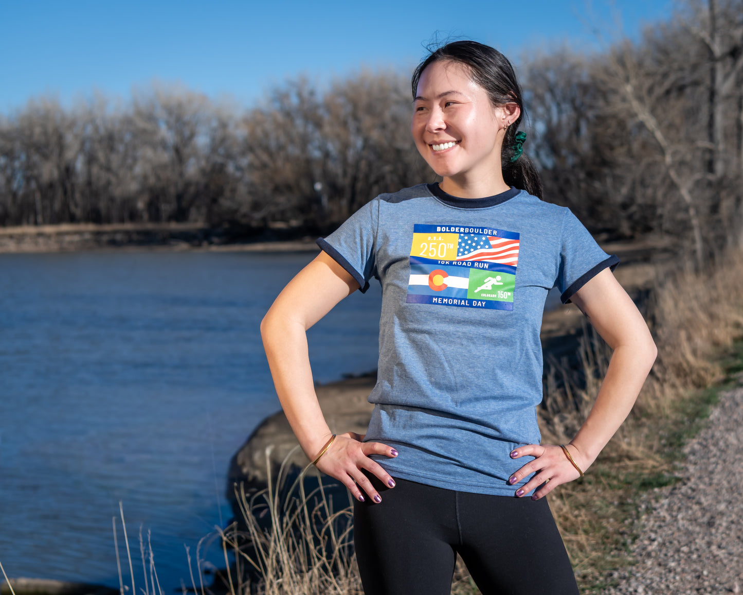 BOLDERBoulder 10K - Commemorative Ringer Shirt - Women's
