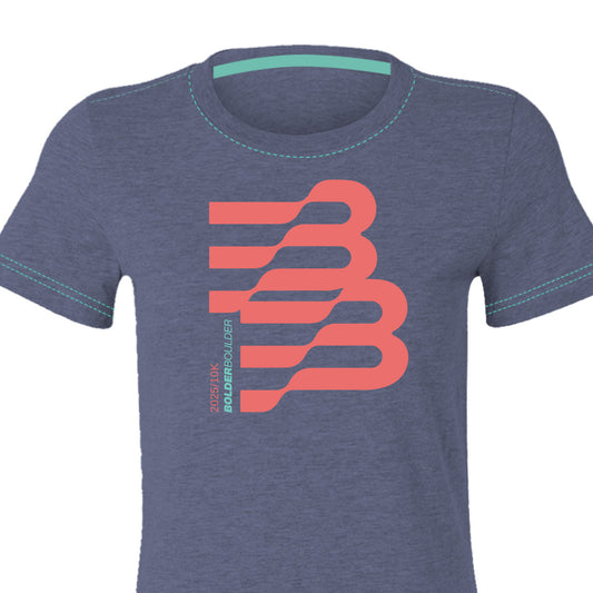 Official BOLDERBoulder Tech Shirt - Women's Style